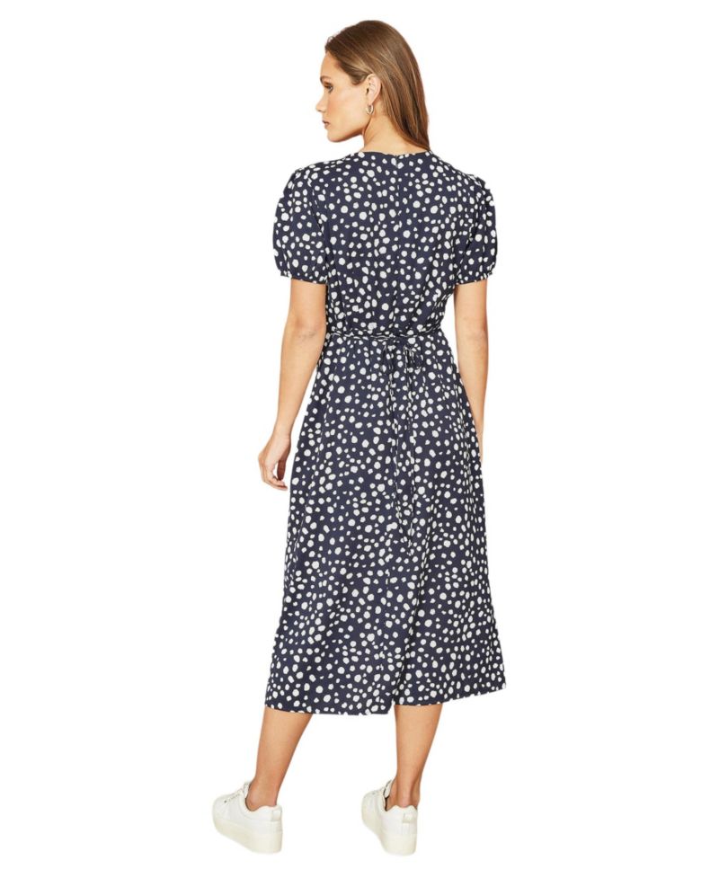 Women's Spot Midi Tea Dress