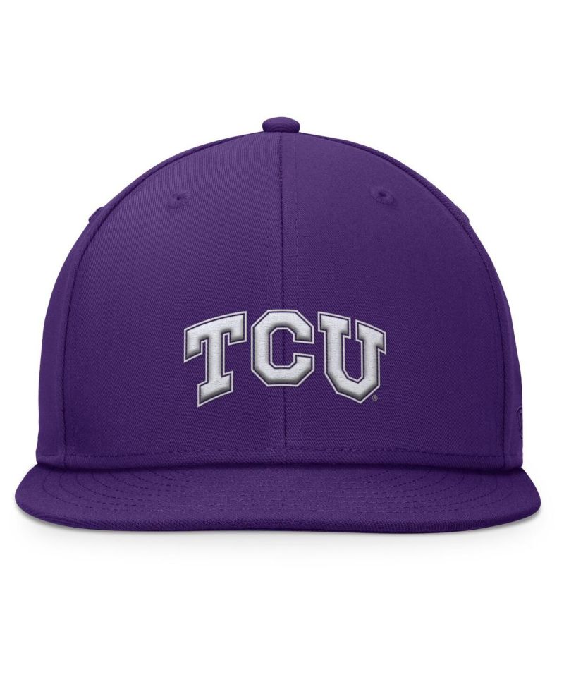 Men's Purple TCU Horned Frogs Fundamental Snapback Hat