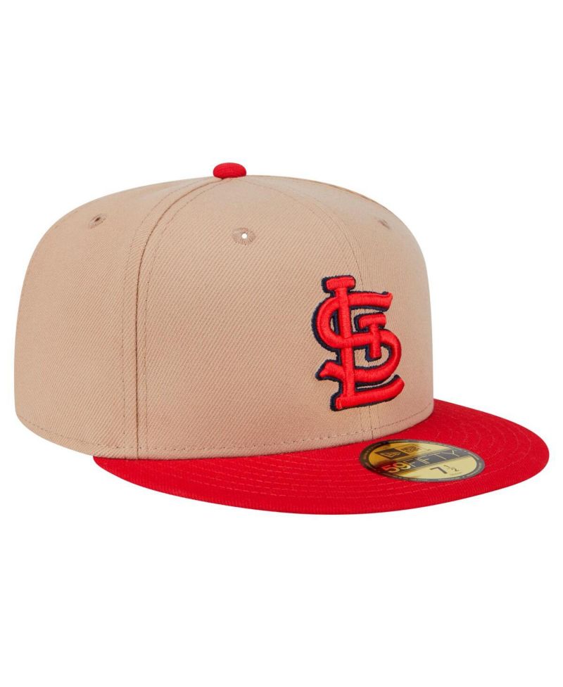 Men's Khaki St. Louis Cardinals 59FIFTY Fitted Hat