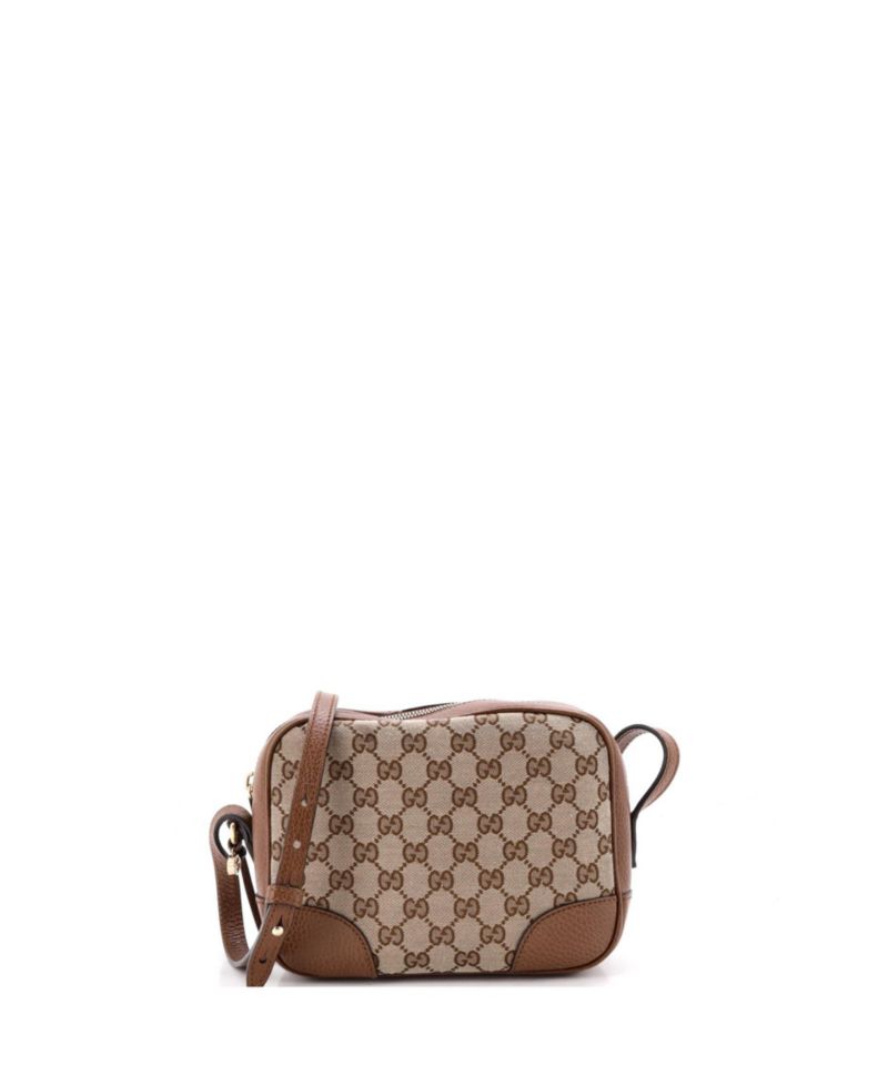 Mini Bree Disco Crossbody Bag GG Canvas with Leather