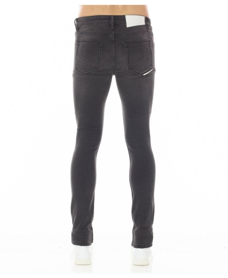 Men's Strat Super-Skinny Distressed Low Rise Jeans