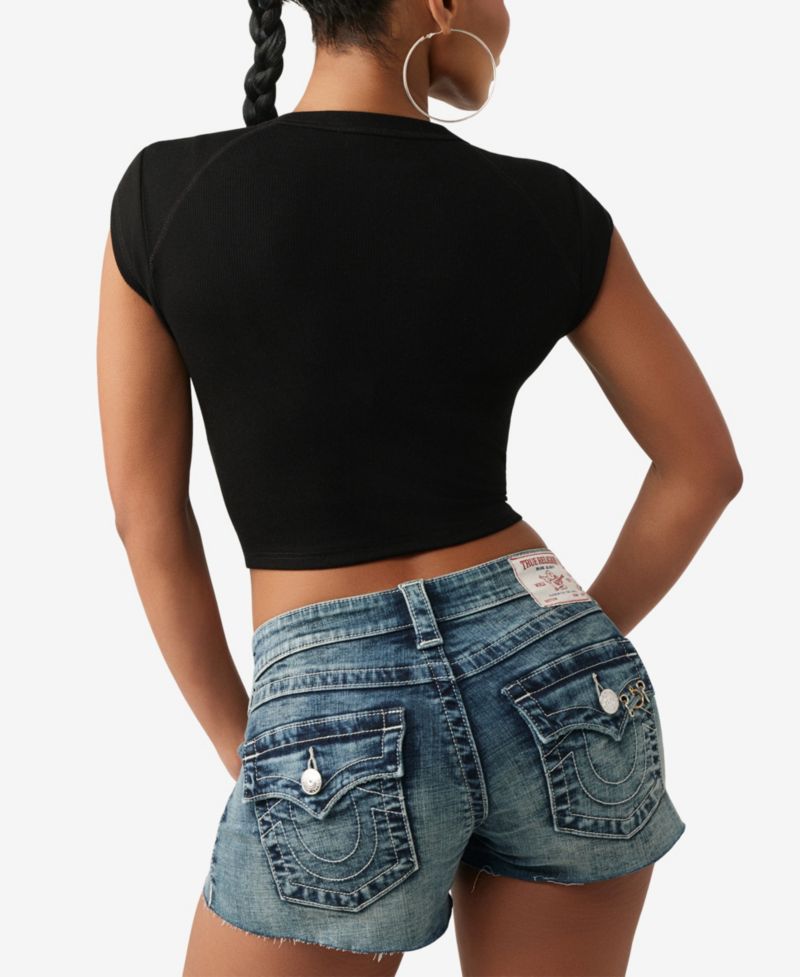 Women's Rib Notch Buddha T-Shirt