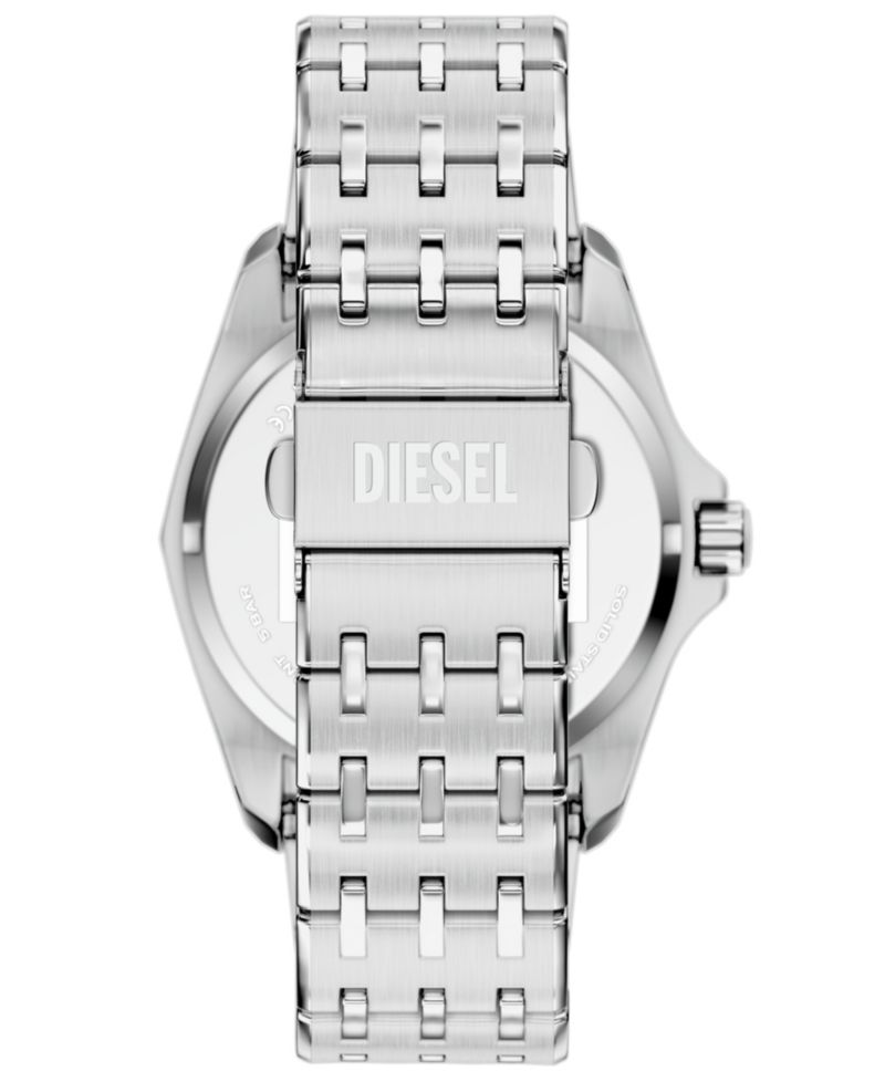 Men's Stinger Quartz Silver Stainless Steel Watch 44mm