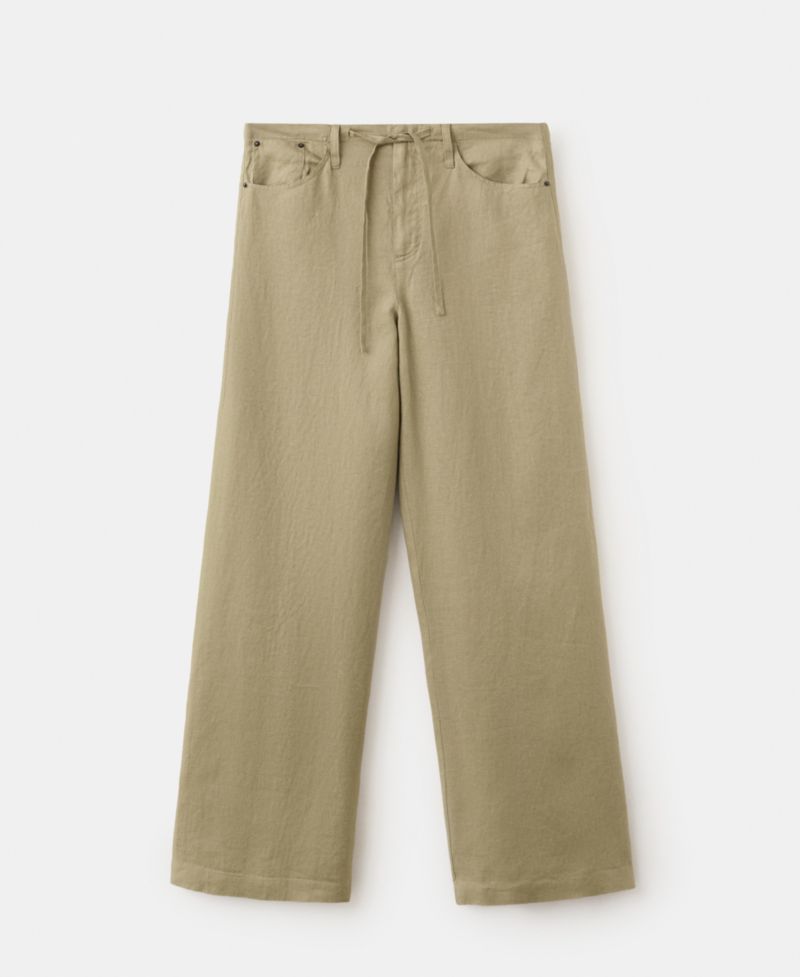 Women's Bow Linen Pants