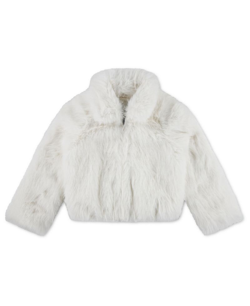 Girls 5-16 Tipped Faux Fur Full-Zip Jacket