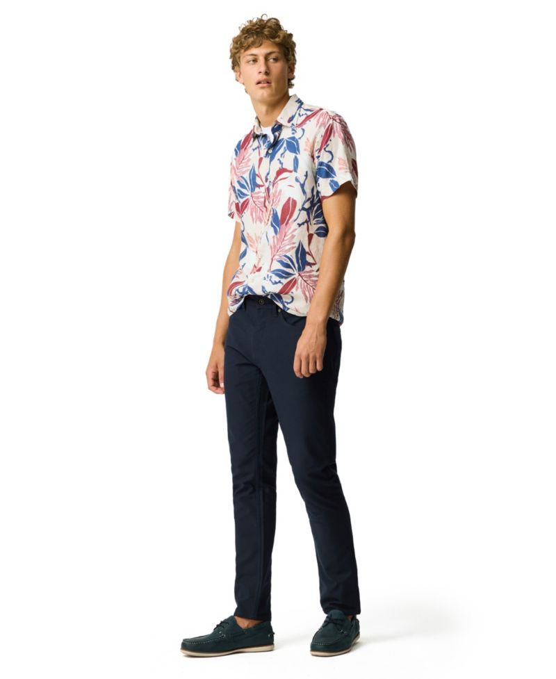 Men's Slim Fit Saltwater Linen Shirt