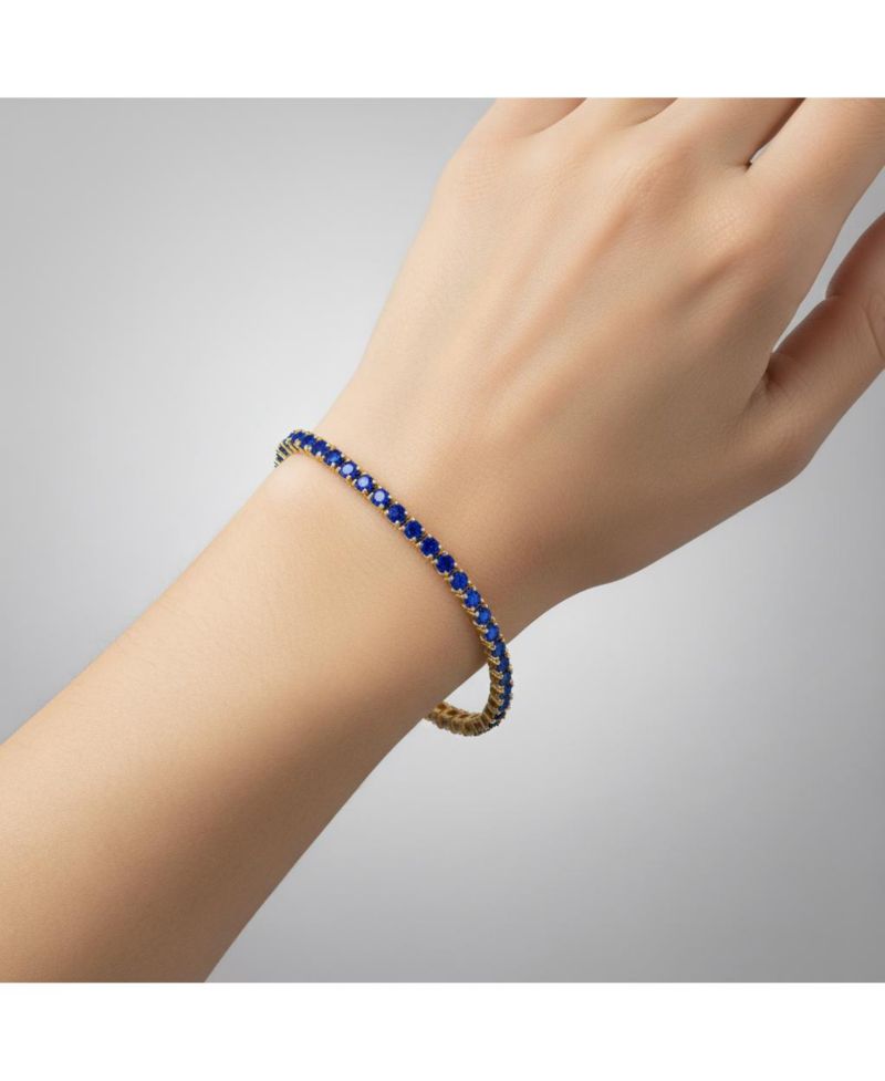 Minimalist 3MM Vibrant Cubic Zirconia Slim Tennis Bracelet