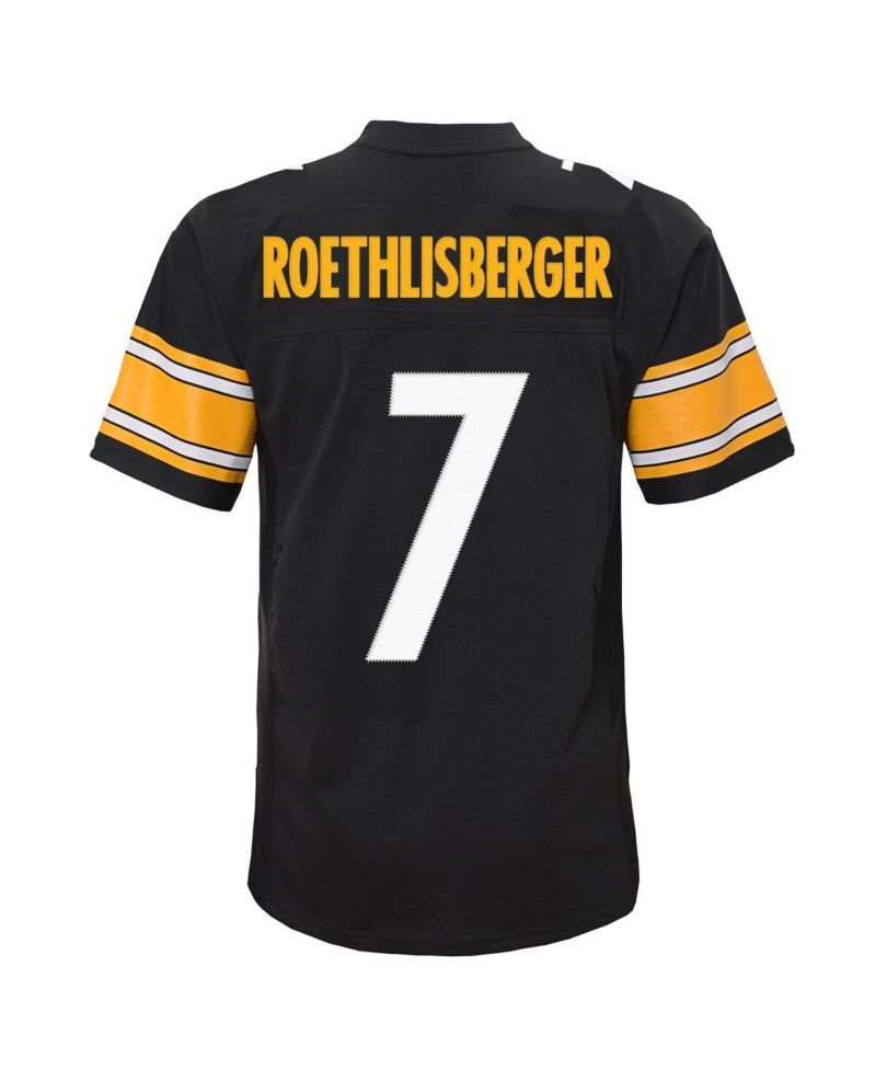 Big Boys and Girls Ben Roethlisberger Black Pittsburgh Steelers 2004 Legacy Replica Jersey