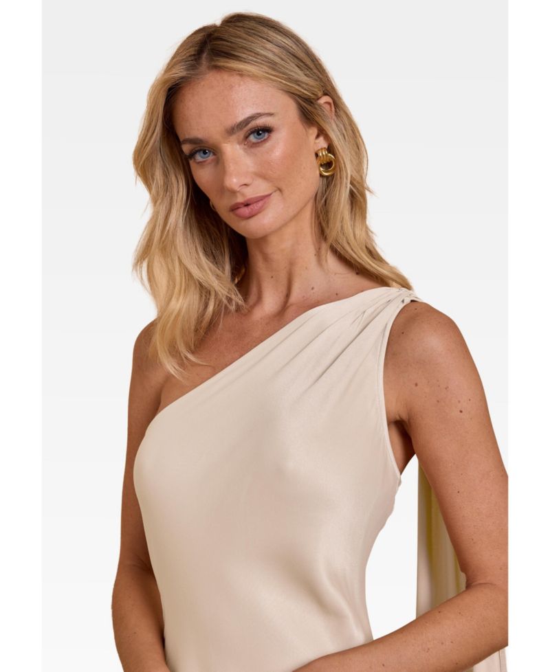 Women's Cressida Satin Asymmetric Dress