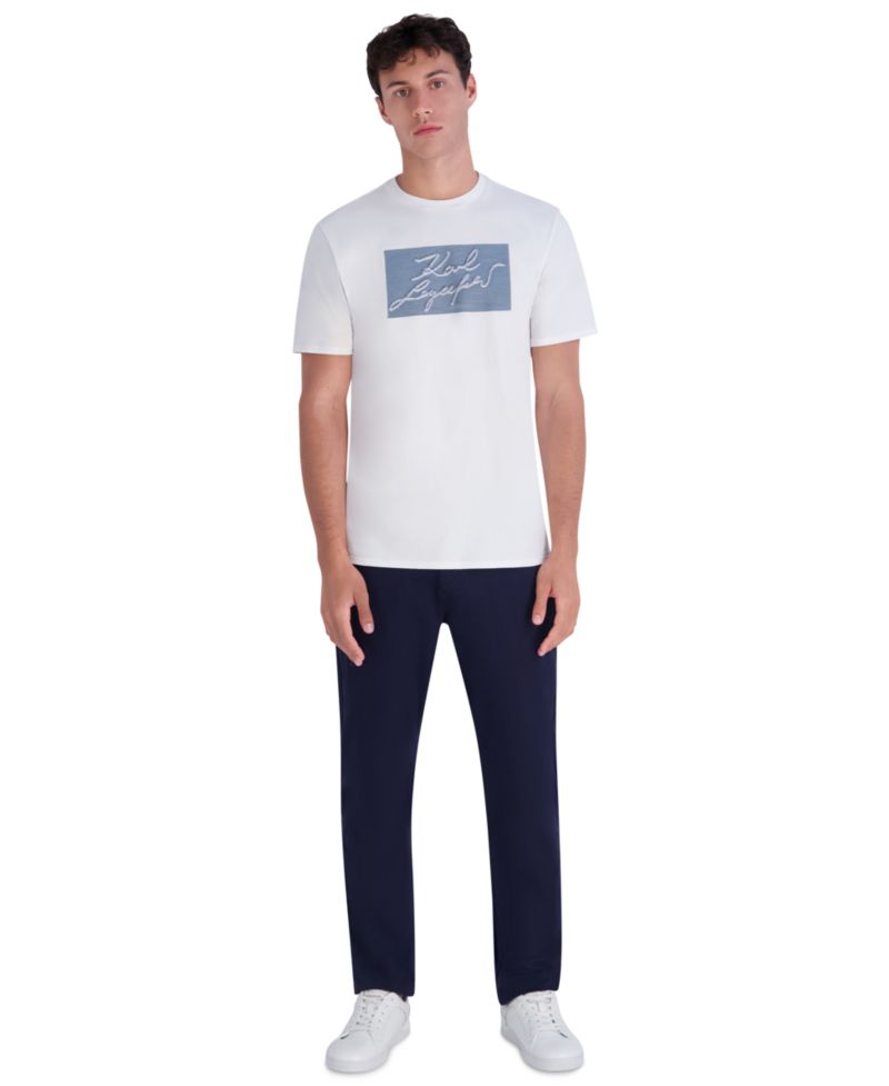 Men's Embroidered Signature T-Shirt