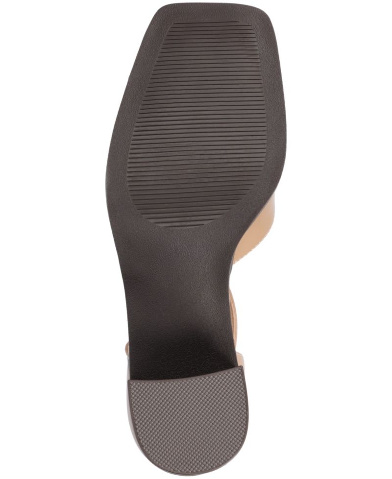 Women's Evangeline Block Heel Square Toe Pumps