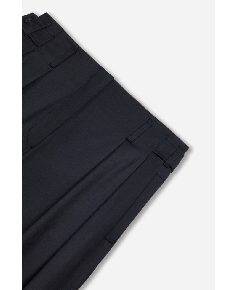 Women's Double Pleat Belted Trousers