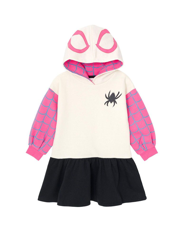 Girls Spider-Gwen Ghost Spider Fleece Skater Dress to