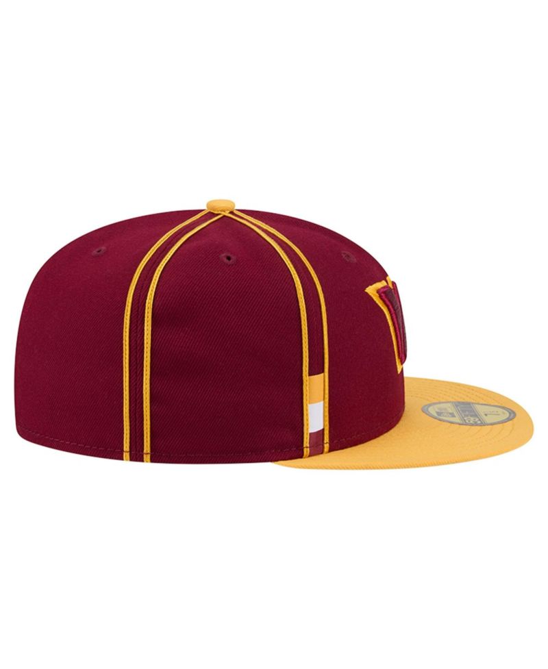 Men's Burgundy Washington Commanders Soutache 59FIFTY Fitted Hat