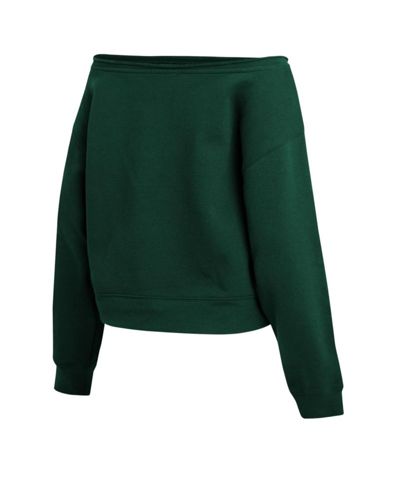 Women's Green Bay Packers Off-the-Shoulder Sweatshirt