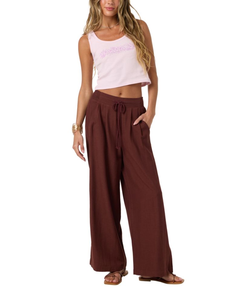 Women's Kree Linen Pull-On Pants