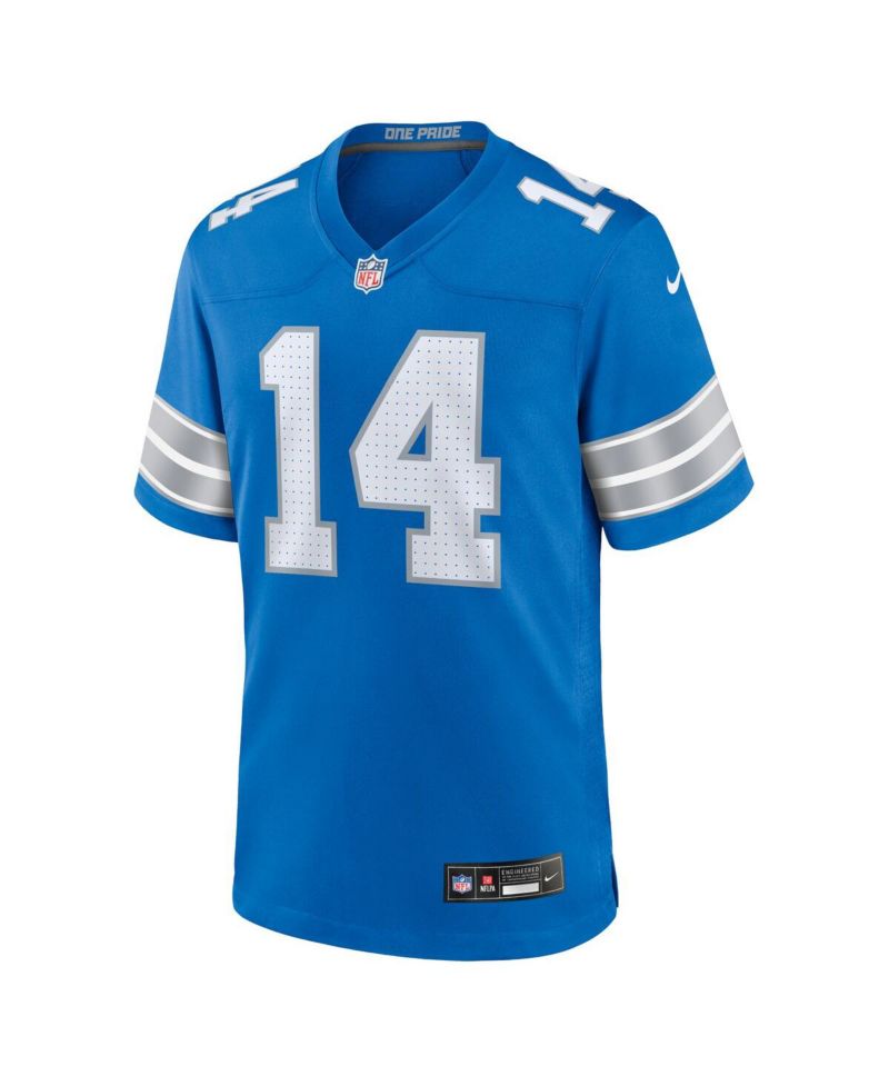 Men's Amon-Ra St. Brown Blue Detroit Lions Game Jersey