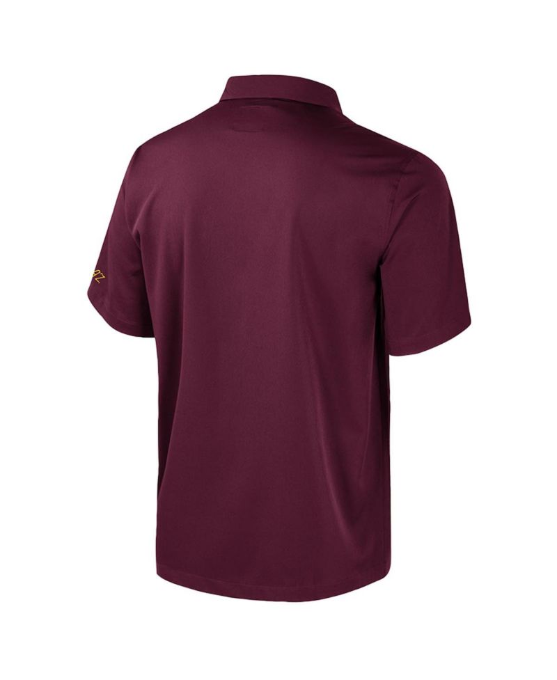 Men's Maroon Arizona State Sun Devils Strike Bowling Button-Up Shirt