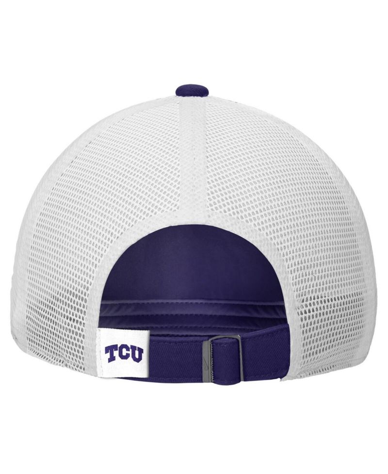 Men's Purple TCU Horned Frogs On-Field Club Adjustable Trucker Hat