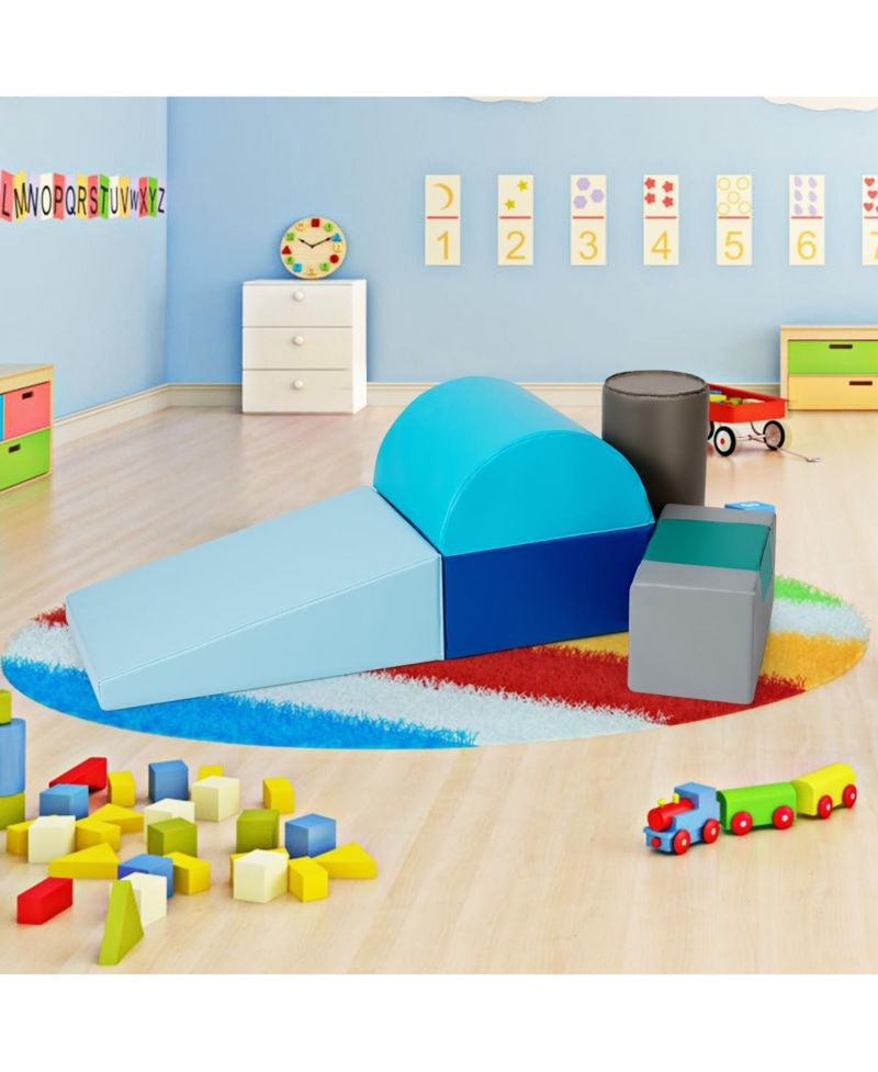 Baby Foam Climb Crawl Indoor 6-Piece Play Set