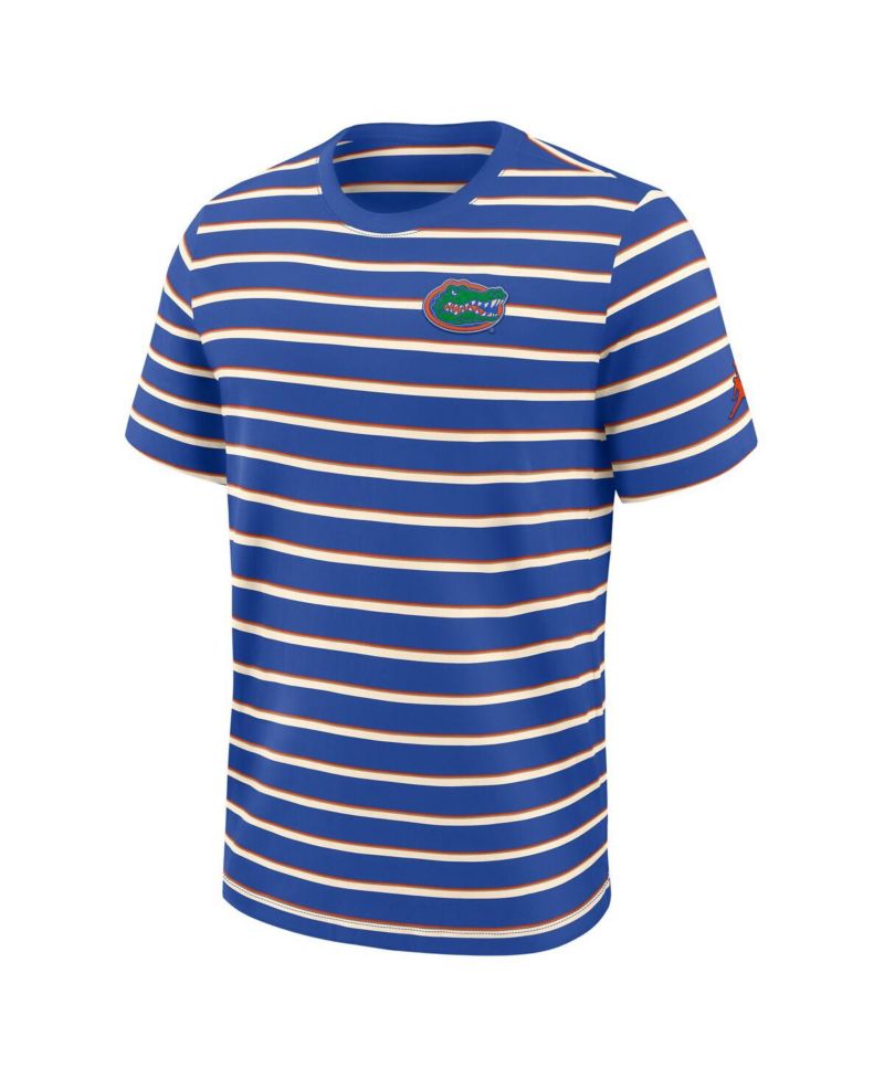 Men's Royal Florida Gators Athletic Prep Legacy Summit Stripe T-Shirt
