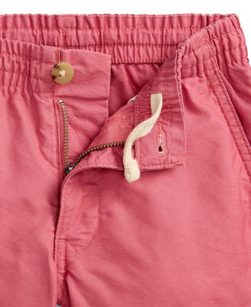 Boys' 2T-7 Polo Bear Embroidered Shorts