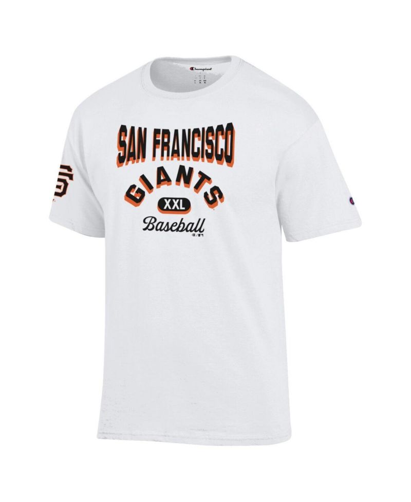Men's White San Francisco Giants 3-Hit Jersey T-Shirt