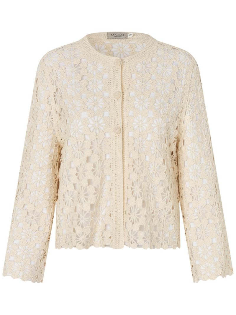 Women's Malittalis Crochet Floral Cardigan