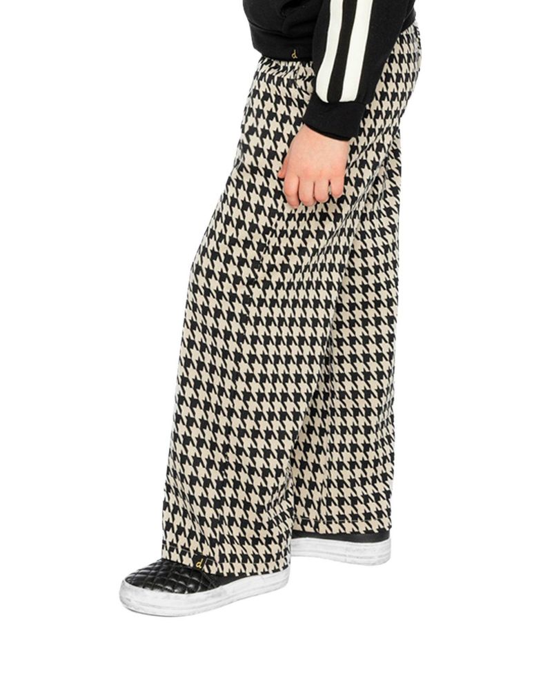 Big Girls 6-14 Flare Pants Houndstooth