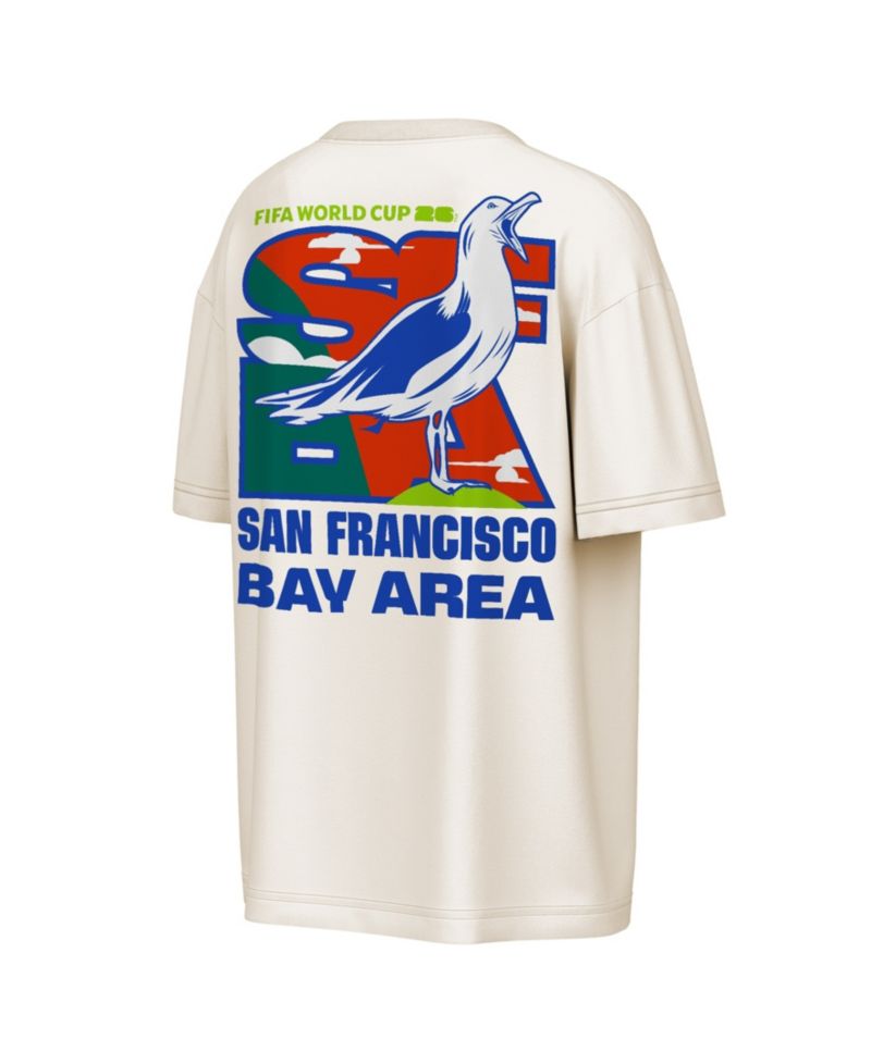 Men's Natural FIFA World Cup 2026 San Francisco Bay Area Big City Poster T-Shirt