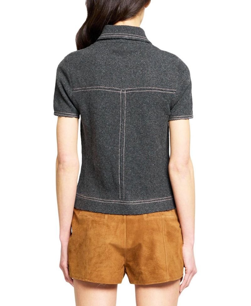 Women's Sienna Short-Sleeve Polo Sweater