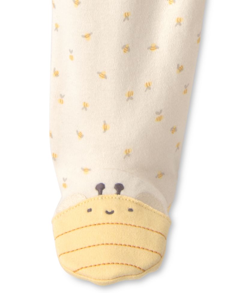 Двухсторонняя застежка-молния Baby Girl's Bee для сна и игр