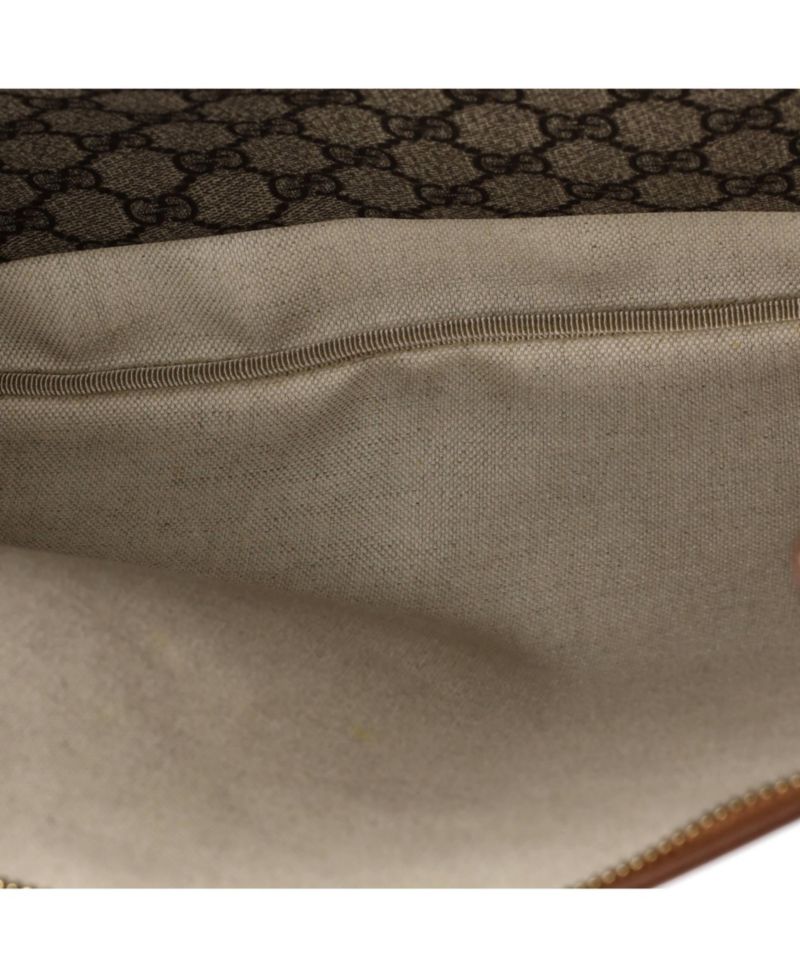 Large Web Loop Flat Messenger GG Coated Canvas