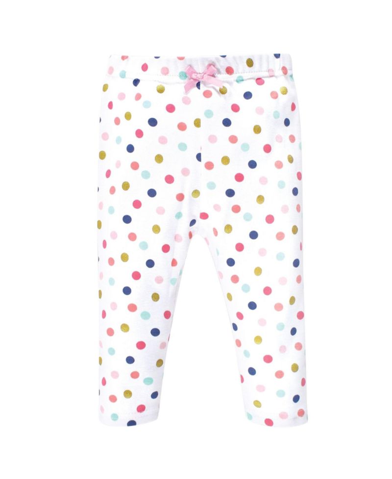 Baby Girls Treasure Soft Cotton Two-Piece Outfit Bodysuit & Pants