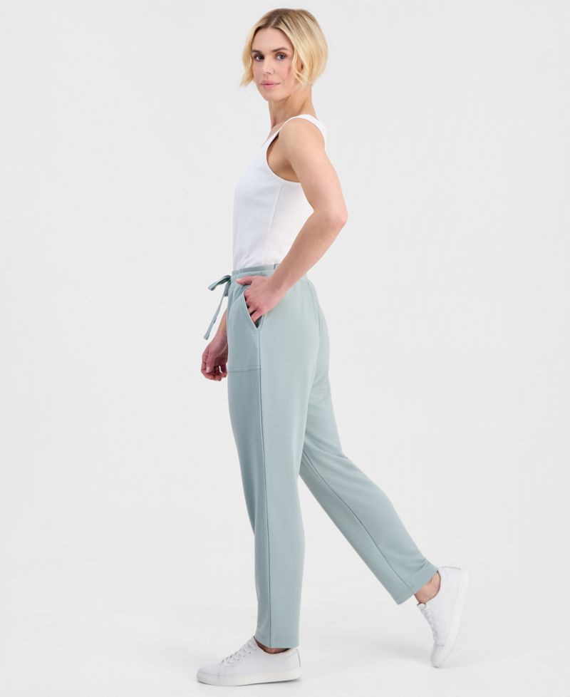 Petite LuxLounge French Terry Fleece Sweatpants