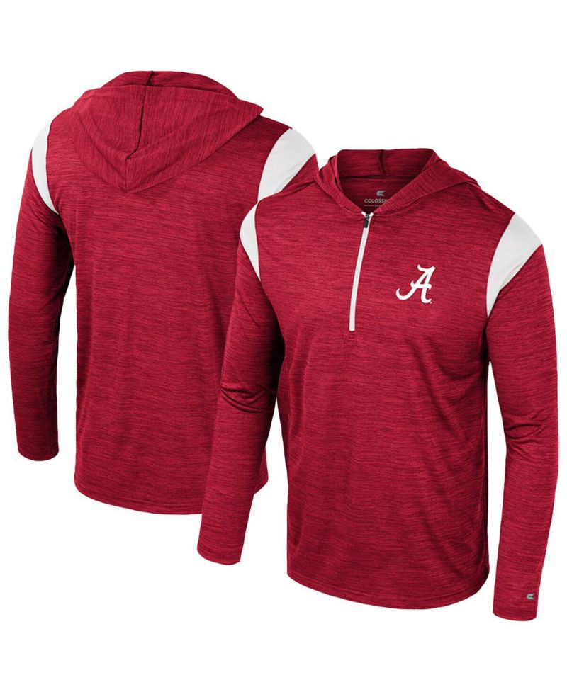 Men's Crimson Alabama Crimson Tide Dozer Half-Zip Windshirt