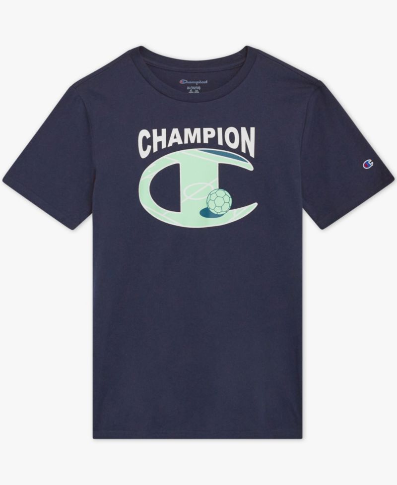 Big Boys' Short-Sleeve Round Neck Graphic T-Shirt