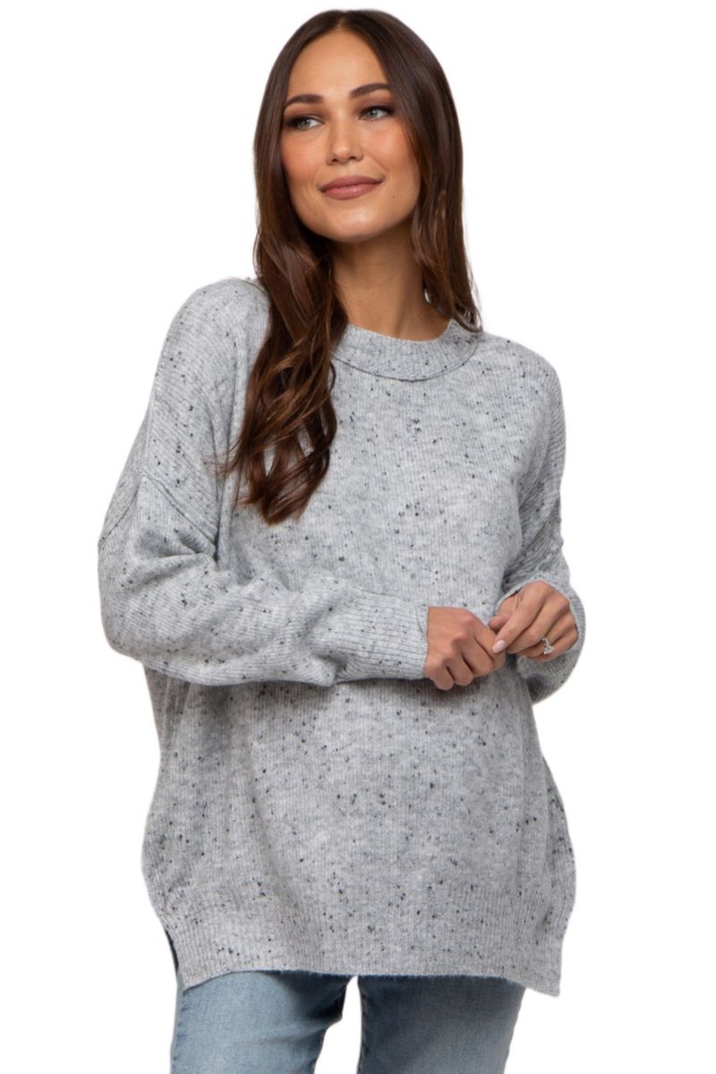 Women's Speckled Knit Sweater