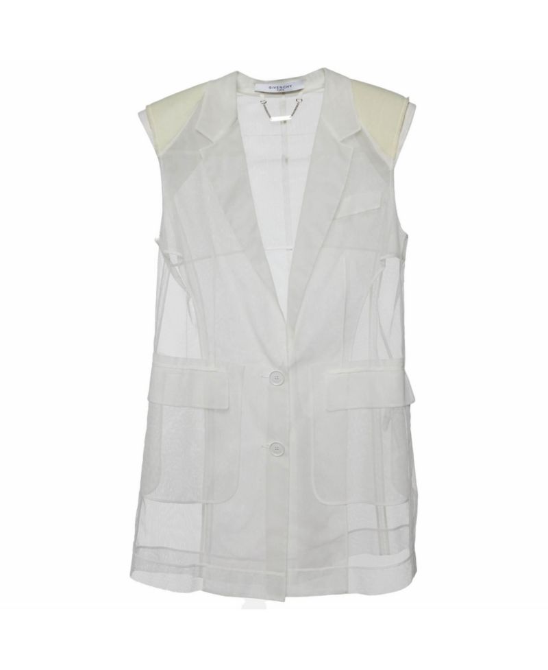 Women's Mesh Sleeveless Jacket