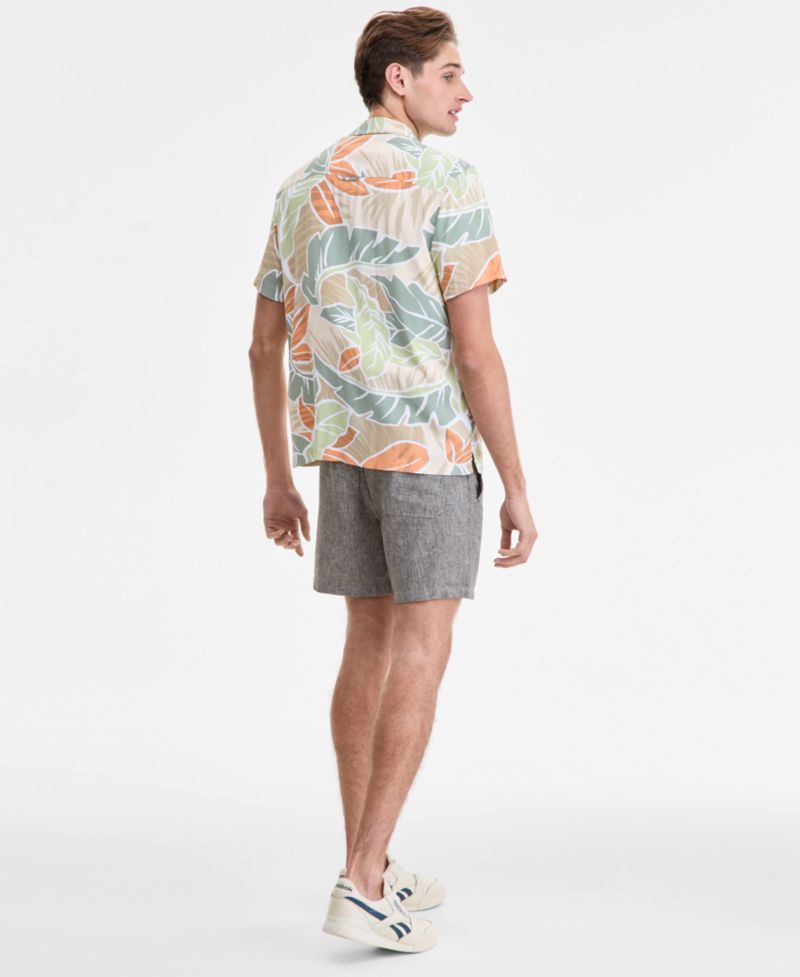 Men's Chase Regular-Fit 6" Linen Blend Shorts