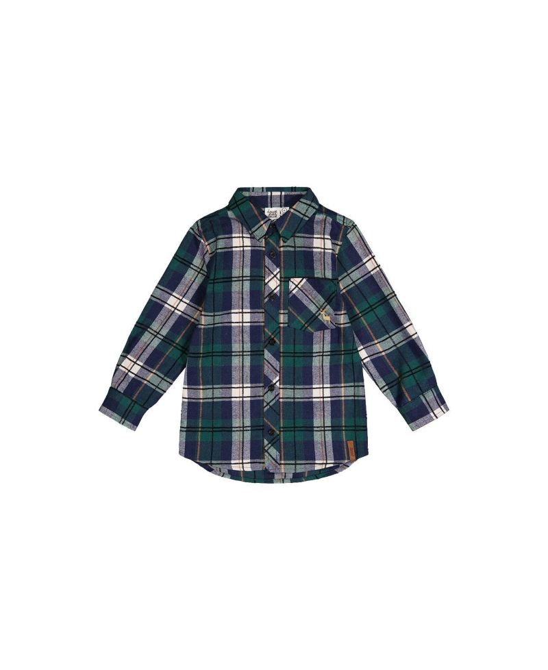Little and Big Boy (6-12) Plaid Shirt