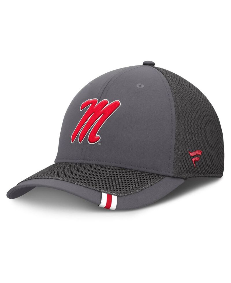 Men's Gray Ole Miss Rebels Clincher Flex Hat