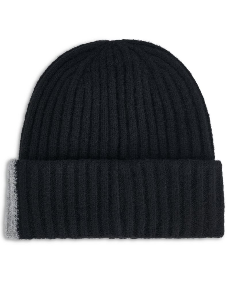 Women's Colorblock Fold Over Cuff Beanie