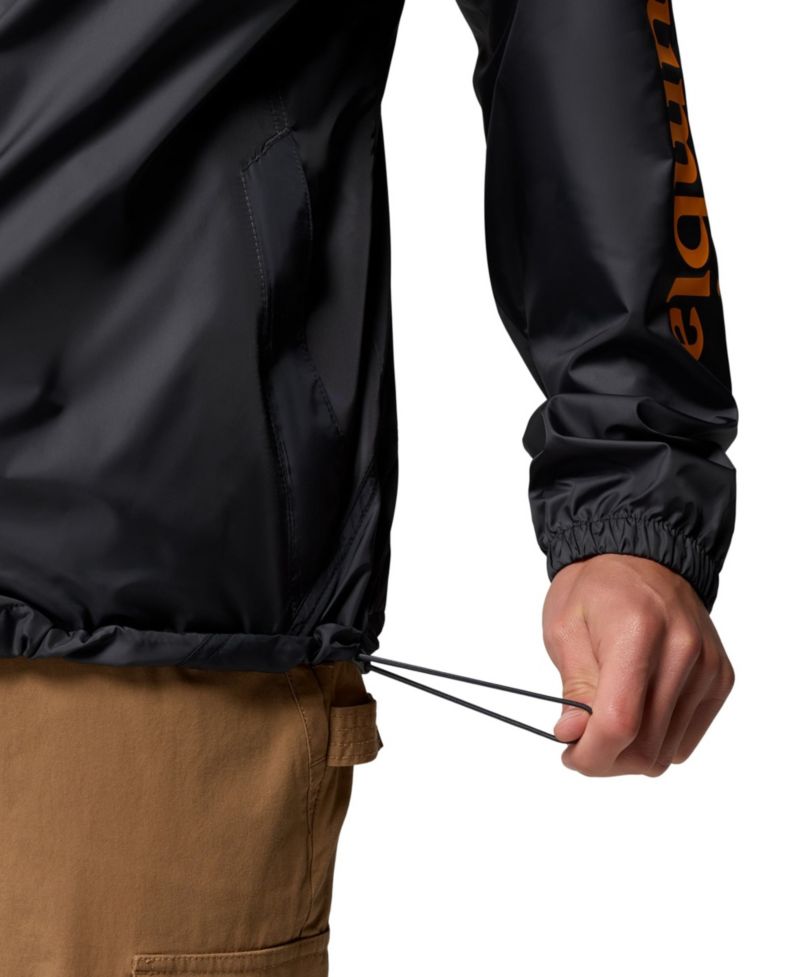 Men's Black Tennessee Volunteers Flash Challenger II Full-Zip Hooded Windbreaker