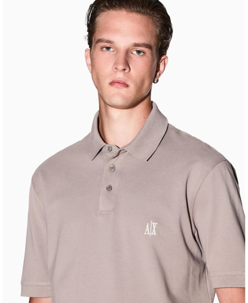 Men's Regular Fit Cotton Pique Polo Shirt