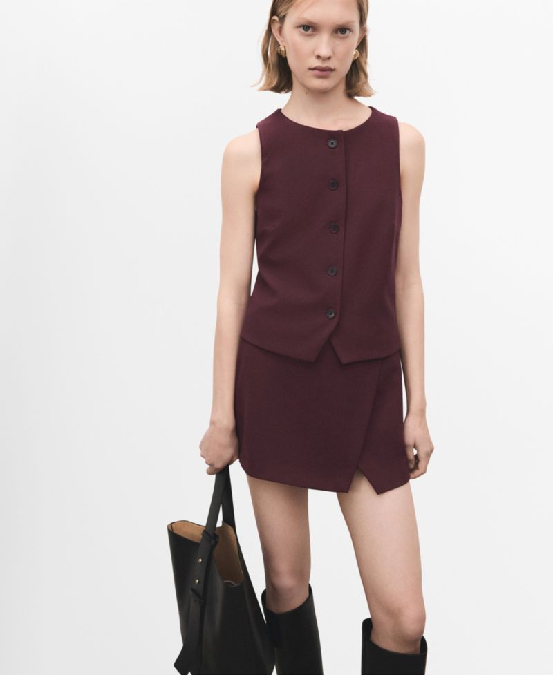 Women's Buttons Suit Vest