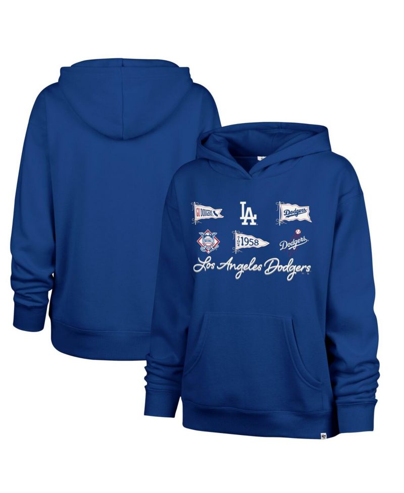 Women's Royal Los Angeles Dodgers Bow Banners Naomi Hoodie