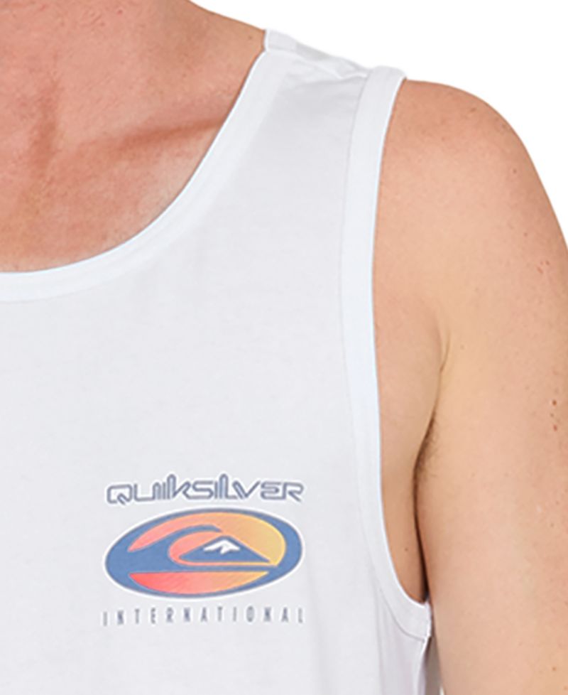 Men's Back Print Casual Activewear Tank Top