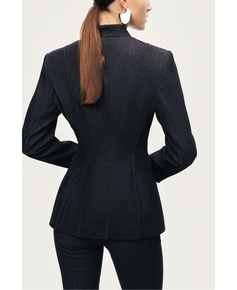 Women's Sharply Tailored Belt Detailed Blazer