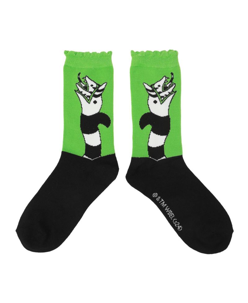 Women's Chibi Character Art 5-Pair Casual Crew Socks